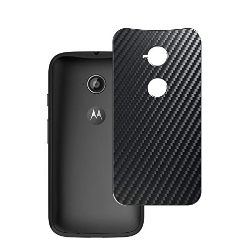 Puccy 2 Pack Back Screen Protector Film, compatible with Motorola Moto E (2nd Gen.)/Moto E2/E+1 XT1527 XT1511 XT1505 Guard Cover （ Not Tempered Glass/Not Front Screen Protectors）- Black