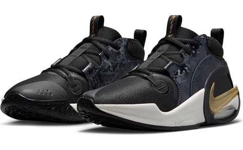 Nike Air Zoom Crossover 2 Big Kids' Basketball Shoes (FZ7312-001, Black/Pale Ivory/Metallic Gold)2