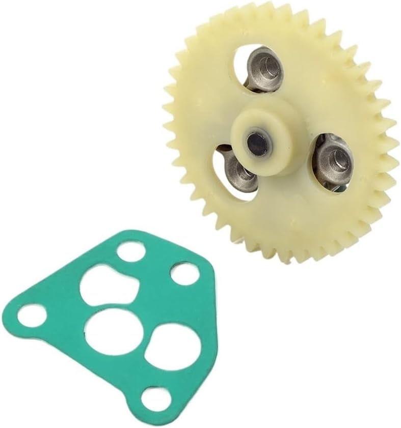 Oil Pump and Drive Gear Compatible with 350 400 Motorcycles 1UY-13300-00