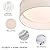 CALOKES 13" Fabric Flush Mount Ceiling Light, 24W 3000K LED Closed to Ceiling Light Fixture with Classic Linen Drum Design for Bedrooms, Kitchen, Dining Room, Hallway