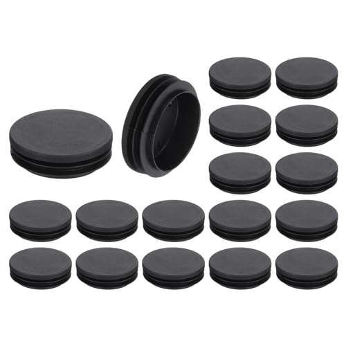 uxcell Round Plastic Plug,58mm(2.28") OD Furniture Leg Pipe Insert 18Pcs