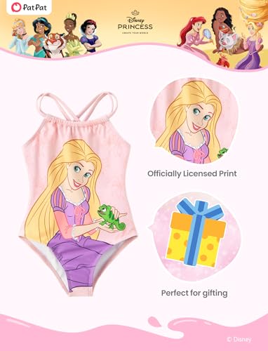 Image of Disney Stitch Marvel Frozen Elsa Girls Swimsuits UPF 50+ One Piece Bathing Suits Sport Summer Swimwear for Kids Size 3-13Y