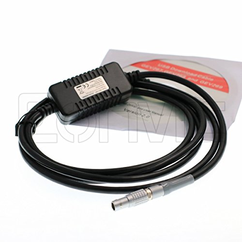 Eonvic 5 pin USB Data download cable for LEICAA total station Digital Level Instrument GEV189(734700), Black, 2 Meters - Image 3