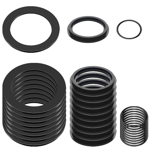 30PCS 25076RP O-Ring Kit Rubber Washers for Pool Plunger Valves, Strainer Washer and Ring Kit for 1-1/2in Fittings Replacement Gasket - 10745, 10262 and 10255
