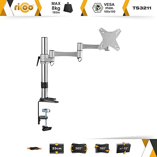 RICOO TS3211 Supporto Monitor scrivania Girevole