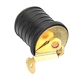 POPETPOP Bouchon de Vidange Bateau 32 Mm en Métal Laiton, Accessoire Marin Robuste, Bouchon de Rechange Étanche, Adapté Kayak Canoë Pédalo, Usage Nautique Professionnel