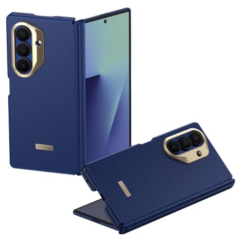 Étui magnétique Samsung Galaxy Z Fold 7 coque antichoc bleu