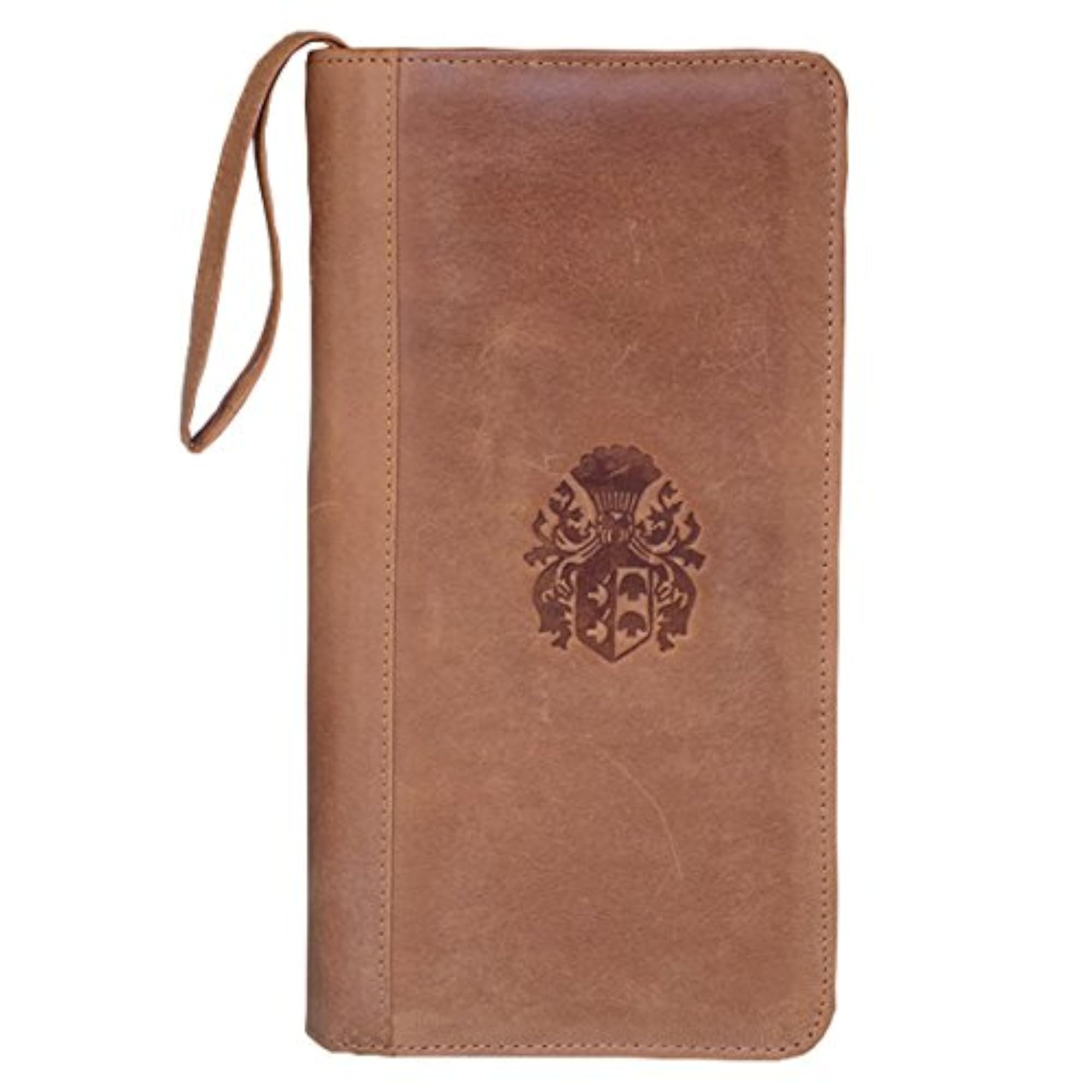 Style Shoes Tan Leather Passport Holder