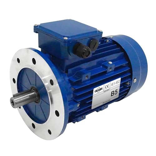 Motor eléctrico Trifásico 230/400V 0.5Cv Cemer Ms 0.37Kw 3000 Tr/min Asince Bride B5 (con agujeros lisos) Protección Ip 55