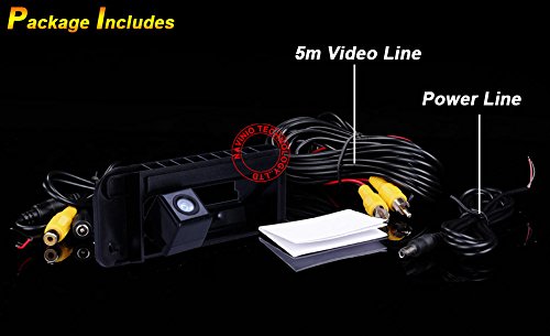 Image of HD Color CCD Waterproof Vehicle Car Rear View Backup Camera, 170 Viewing Angle Reversing Camera for Mercedes Benz W204 S204 C Class W212 C180 C200 C260 C300