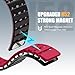 Spapoy Magnetic Band Compatible with Samsung Galaxy Watch Ultra Bands 47mm (2025/2024), Strong Magnet Soft Breathable Silicone Sport Strap for Men Women