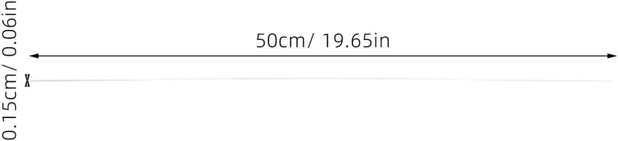 50pcs White Plastic Square Rods 50cm Long Solid Lightweight Craft Sticks for DIY Model Making and Sand Table Projects
