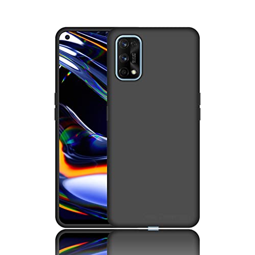 Image of Case Creation for Mi Poco M3 2021 Back case, Xiaomi Poco M3 Slim Flexible Smart Look case with 360 Camera All Angle Protection (Pure Black)
