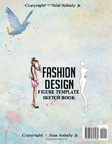 Fashion Design Sketchbook With Figure Templates: Large Female Figure Template For Sketching and Designing| Fashion Design Books| Gifts for Anyone And Who Like Fashion Design image 3