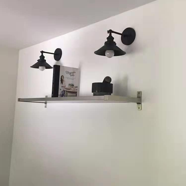 RXM 1 Sconce Black Industrial Led Wall light Battery Operated Wireless Wall Sconce with Remote,Cordless Wall Lamp Retro Wall Decor Art Picture Lighting for Bedroom Dresser Bathroom Loft Living Room