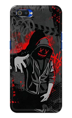 Image of Printed Hard Back Cover for Oppo A1K Back Cover (Hoodie Rapper) -190724(EA)