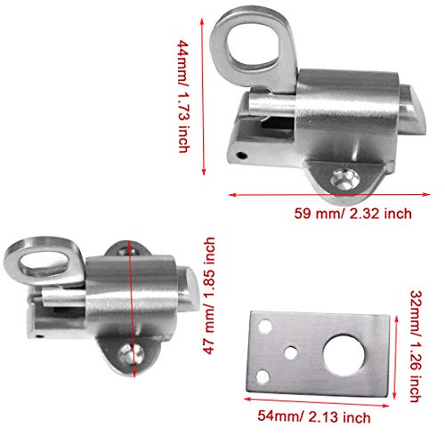 Luomorgo Stainless Steel Spring Bounce Window Latch #TOP26