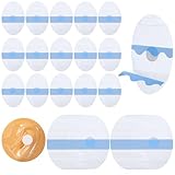 60 Stück Wasserdicht Ohr Patches Ohrringe Abkleben Sport Transparente Einweg Ohrenschützer Wasserdichte Ohrbedeckungen Dusch Ohrabdeckungen Abdeckung Ohrstöpsel für Dusche Schwimmen Schützt Baden Spa