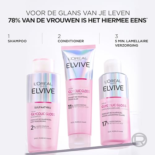L’Oréal Paris Elvive Glycolic Gloss Conditioner – 150 ml - View 1