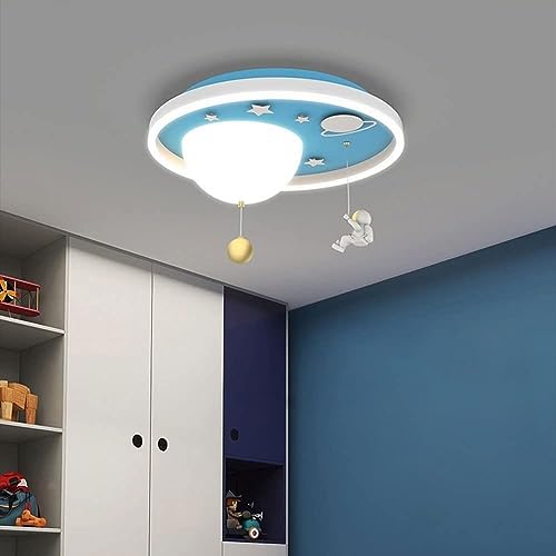 Plafonnier LED planète acrylique pour apaiser le sommeil des enfants