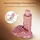 27cm großer Silikondildo mit Saugnapf und realistischer Textur - das ultimative freihändige Vergnügen für Erwachsene!