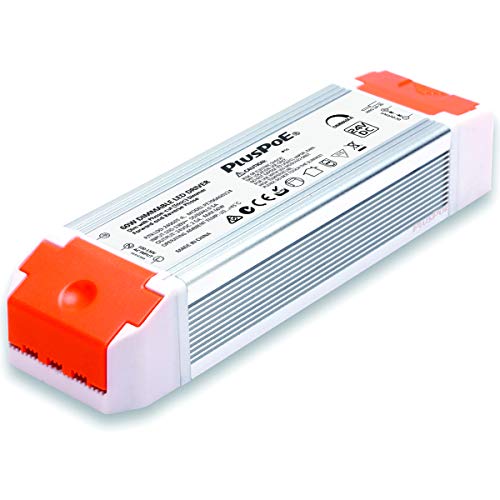 Dimmable Led Driver 24V 60W, Universal Triac ELV/MVL 24volt DC Dimmable Transformer Compatible with Lutron and Leviton Switch, Dimming Power Supply for Led Strip Lights
