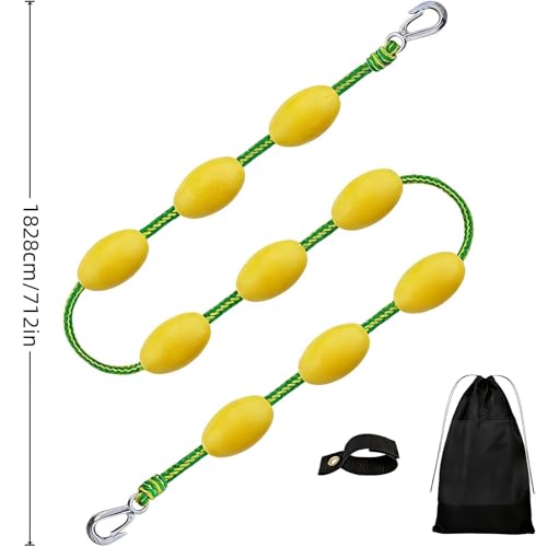 Cuerda de remolque con lineas flotantes resistentes para evitar enredos de motor en kayak 6