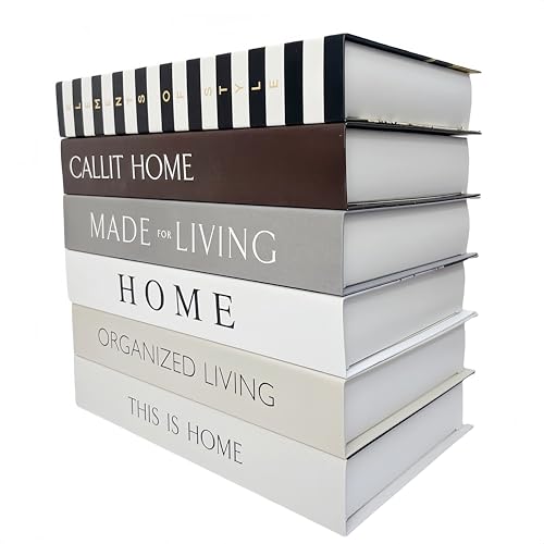 Fake Books for Decoration: Ediactcyl Decorative Books for Home Decor Faux Books for Coffee Table (M61)