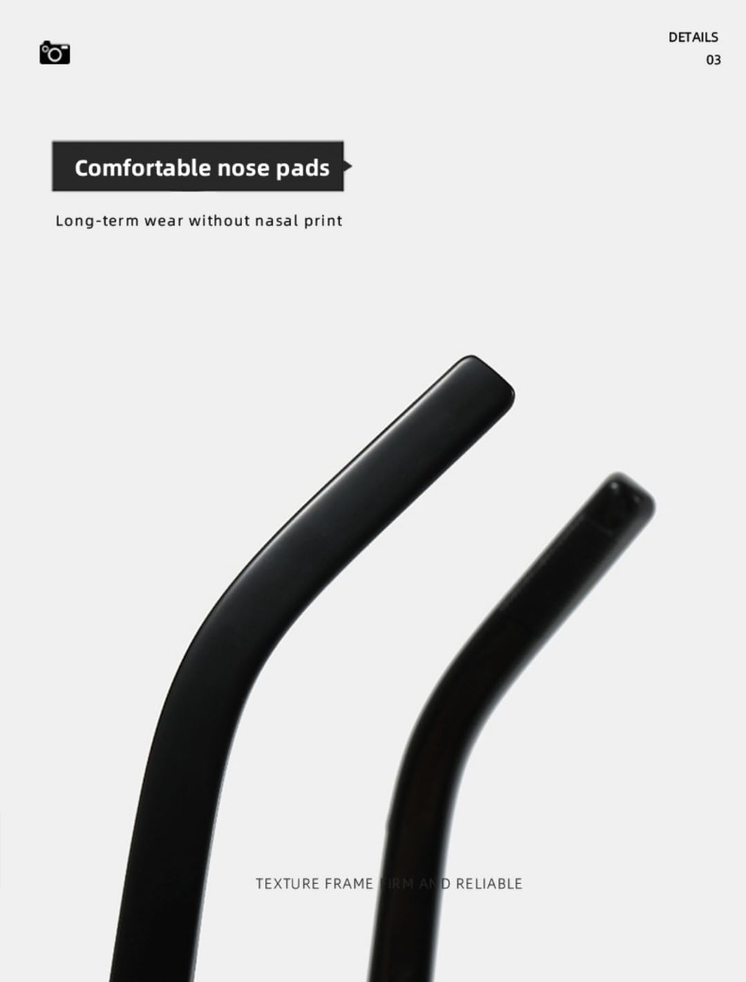 Gafas de sol cuadradas geométricas negras, marco lateral de metal dorado | Marco cuadrado grueso con ribete de metal dorado texturizado, diseño único de panel lateral y lentes oscuras protectoras
