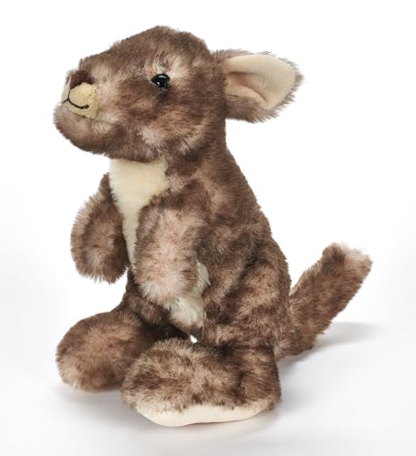 The Petting Zoo Kangaroo Stuffed Animal, Gifts for Kids, Wild Onez Zoo Animals, Kangaroo Plush Toy 9 inches