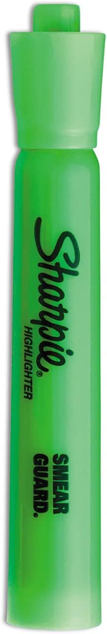 Sharpie 25026 Accent Tank Style Highlighter Chisel Tip Fluorescent Green Dozen