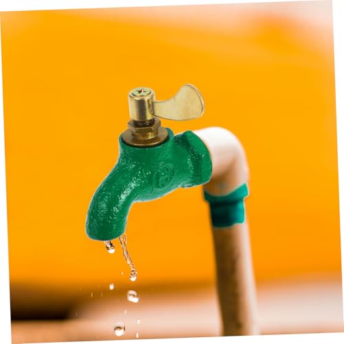 Grifo de baño antiguo de alta resistencia, grifos de hierro y cobre de 3/4 para hogar 6