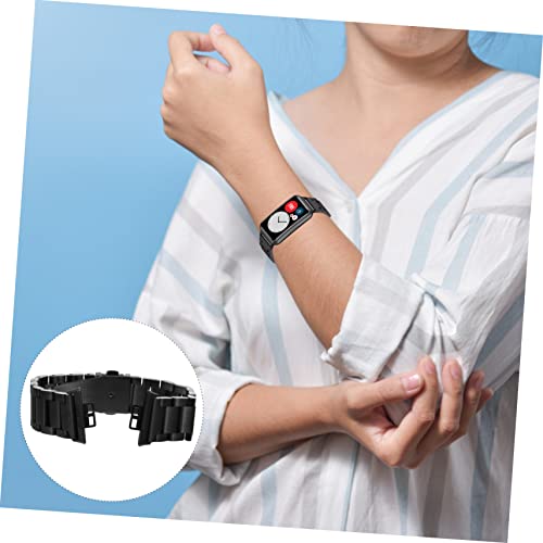 Correa de acero inoxidable para Watch Fit con eslabones pulidos premium 7