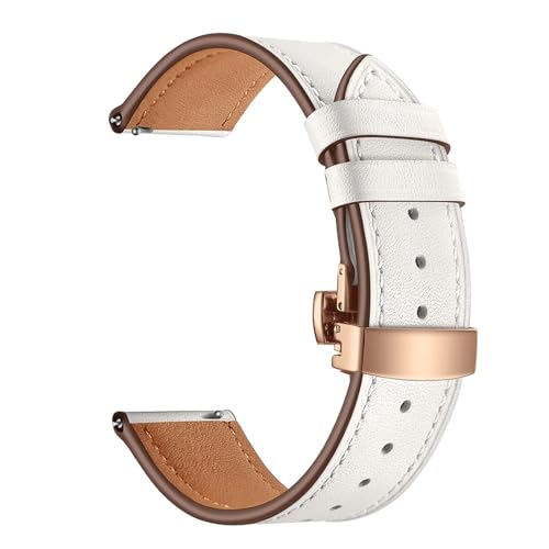 �{���̋��v���r���v�o���h �N�C�b�N�����[�X�E�H�b�`�X�g���b�v �o���h �u���X���b�g �x���g �u���b�N �u���E�� �o�b�N�� �����p(Rose gold,White,22mm)