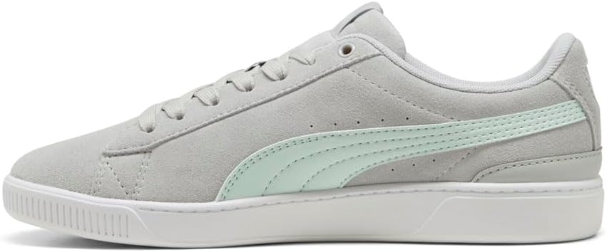 PUMA Womens Vikky V3 Lace Up Sneakers Shoes Casual - Green, Grey