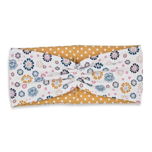 Sterntaler Mädchen-Stirnband, Blumenmotiv, Größe: 51, Farbe: Ecru,...