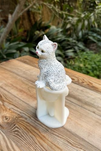 Kedi Pamuk Tekli Silikon Mum Kalıbı - Görsel 3