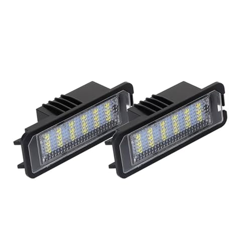 Luces LED placa matrícula para Seat Leon MK2 ideales para conducción nocturna segura 2 uds