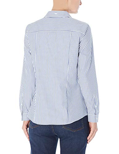 Jones New York Women's Long Sleeve Easy Care Stripe Blouse2