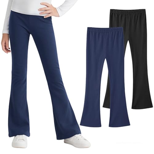【Scenari Multipli】Questi pantaloni a zampa possono essere indossati in diverse occasioni, sono adatti per la danza, lo yoga, la corsa, l'allenamento e l'abbigliamento casual. Le ragazze possono indossarli a scuola, durante le attività sportive, per correre e in molte altre occasioni. Sono anche un'ottima scelta per i regali delle feste