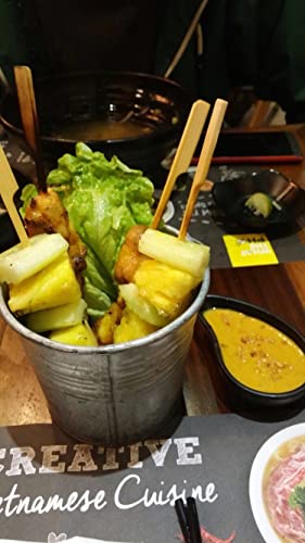 Gmark Bamboo Paddle Skewers 12" 100Pc/Bag, Kabob Skewers, Bbq Skewers For Outdoor Grilling Gm1075 #TOP4