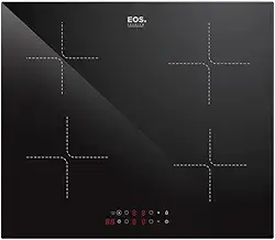 Cooktop de Indução 4 Bocas Eos com Painel Touch Preto 7200w Eci04ep3 220v