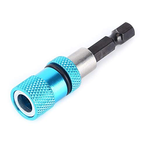 shyymaoyi 1/4 de acero inoxidable destornillador Bit Holder Hex Shank Magnetic Bit Holder Extension Bar Cover