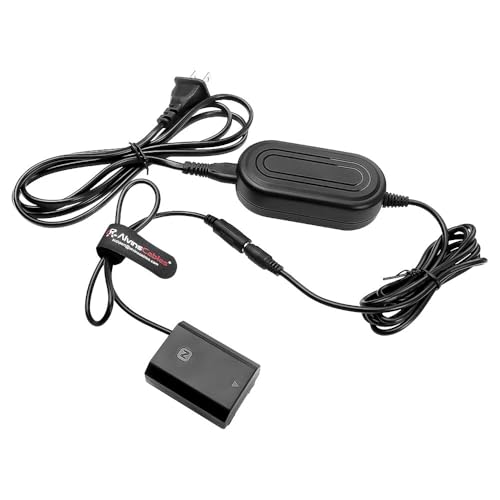Alvin’s Cables NP-FZ100 Dummy Battery AC Power Adapter Charger Kit for Sony FA7V, FX3, FX30, A7III, A7 IV, A7S III, A7R III, A7R IV, A7R V, A7C, A7C II, A7CR, A9, A9 II, A6600, A6700, ZV-E1,ZV-E10 II — view 2