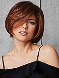 Classic Fling Wig Color R56/60 SILVER MIST - Hairdo Wigs 10' Chin Length Straight Bob Side Sweeping Fringe Tru2Life Heat Friendly Synthetic Tapered Layers Nape Peluca Bundle MaxWigs Hairloss Booklet