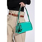 Womens-Hobo-Bag-PU-Leather-Shoulder-Bag-Glossy-Handbag-Underarm-Purse-Top-Handle-Satchels-Small-Totes