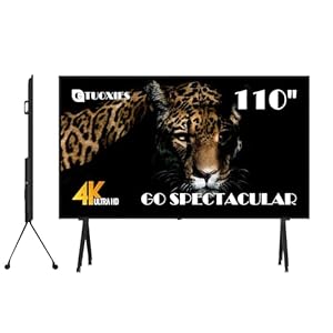 110 Inch UHD 4K Screen Smart TV, Po...