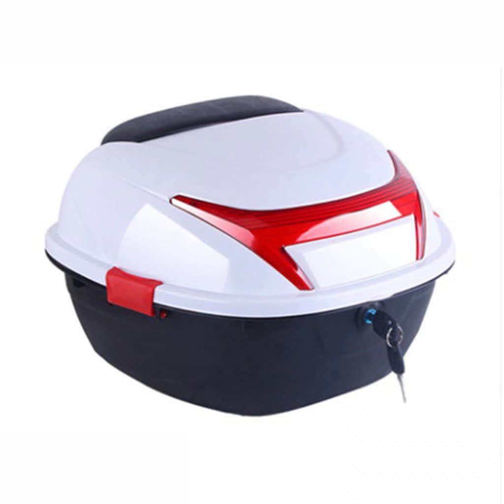 Coffre moto étanche et top case scooter avec dossier passager ergonomique