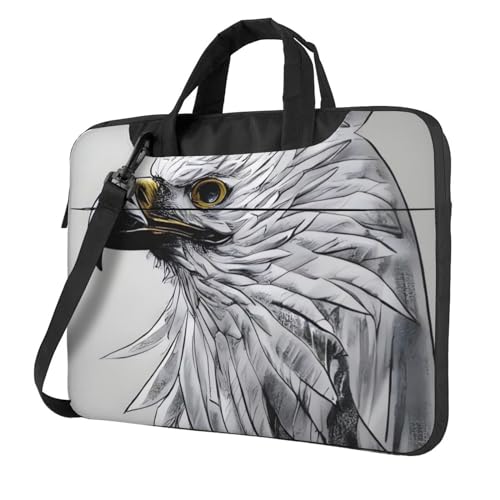 Sac à bandoulière pour ordinateur portable 13" poignée et sangle noire