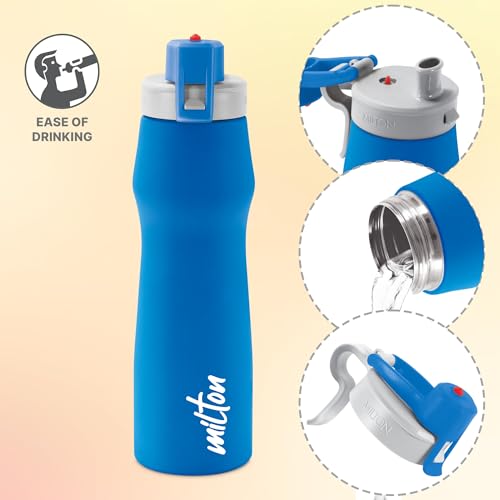Image of MILTON champ 1000 stainless steel water bottle, 885 ml, blue